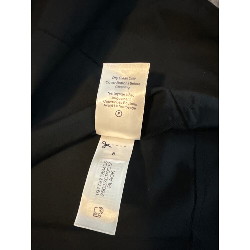VERONICA BEARD Tabby Midi Dress Black Size 8 - Picture 13 of 13